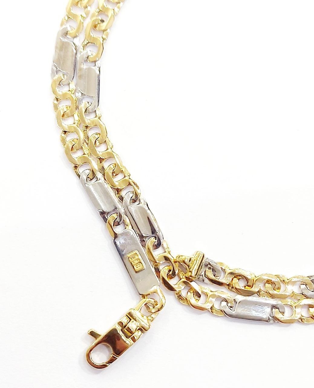 Collier maglia piena in oro 18kt - Oreficeria