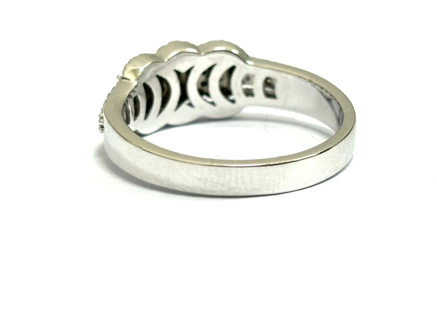 Anello trilogy magic Diamanti 0,90 ct in Oro Bianco 18 kt (750)