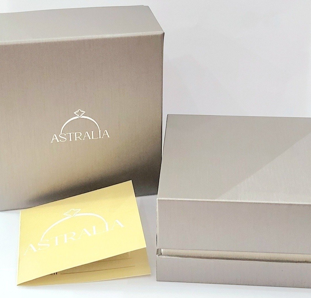 Orecchini a cipollina Astralia in Oro Bianco e Oro Rosa con Diamanti 2,02 ct 18 kt (750)