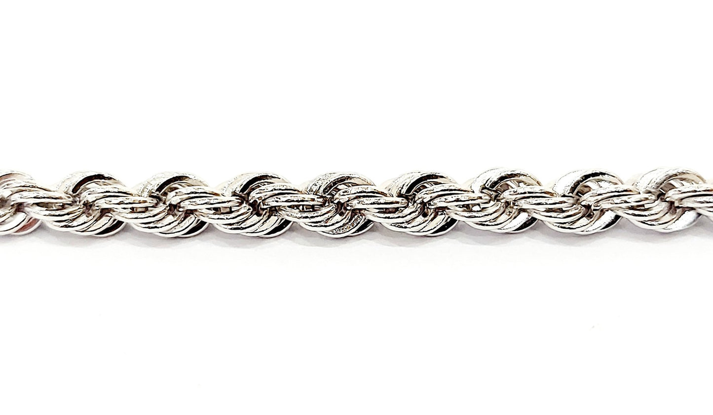 Bracciale funetta in Oro Bianco 18 kt (750) - Oreficeria