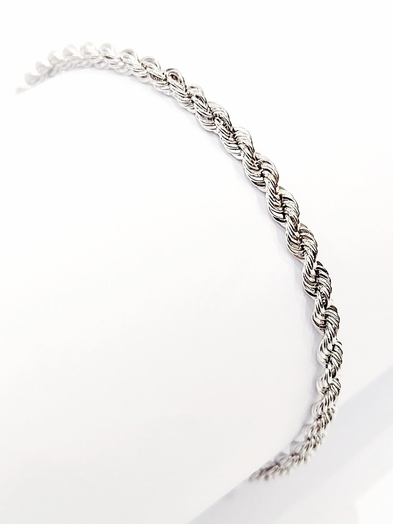 Bracciale funetta in Oro Bianco 18 kt (750) - Oreficeria