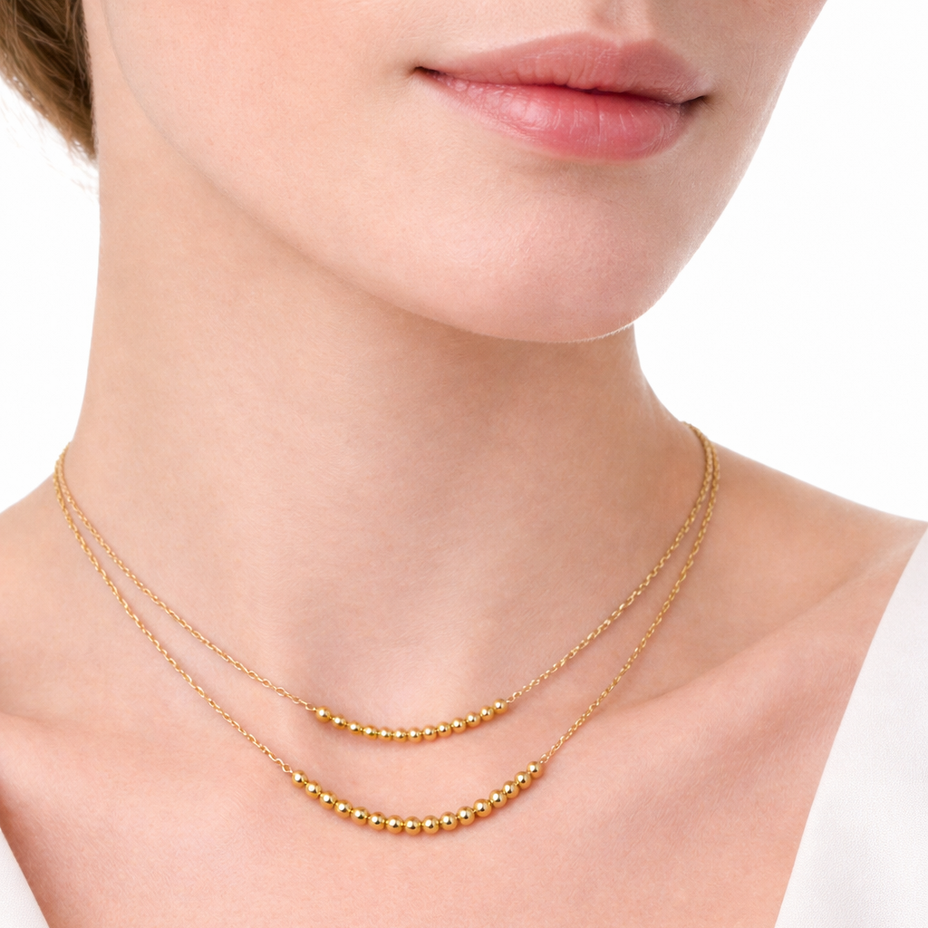 Collana in Oro giallo 18kt (750) - 1.13 gr - Oreficeria