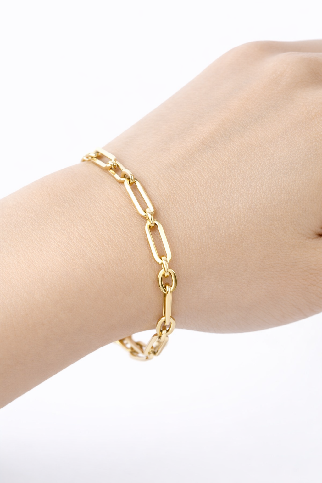 Bracciale maglia a catena in oro giallo 18Kt (750) - 2.24gr - Oreficeria