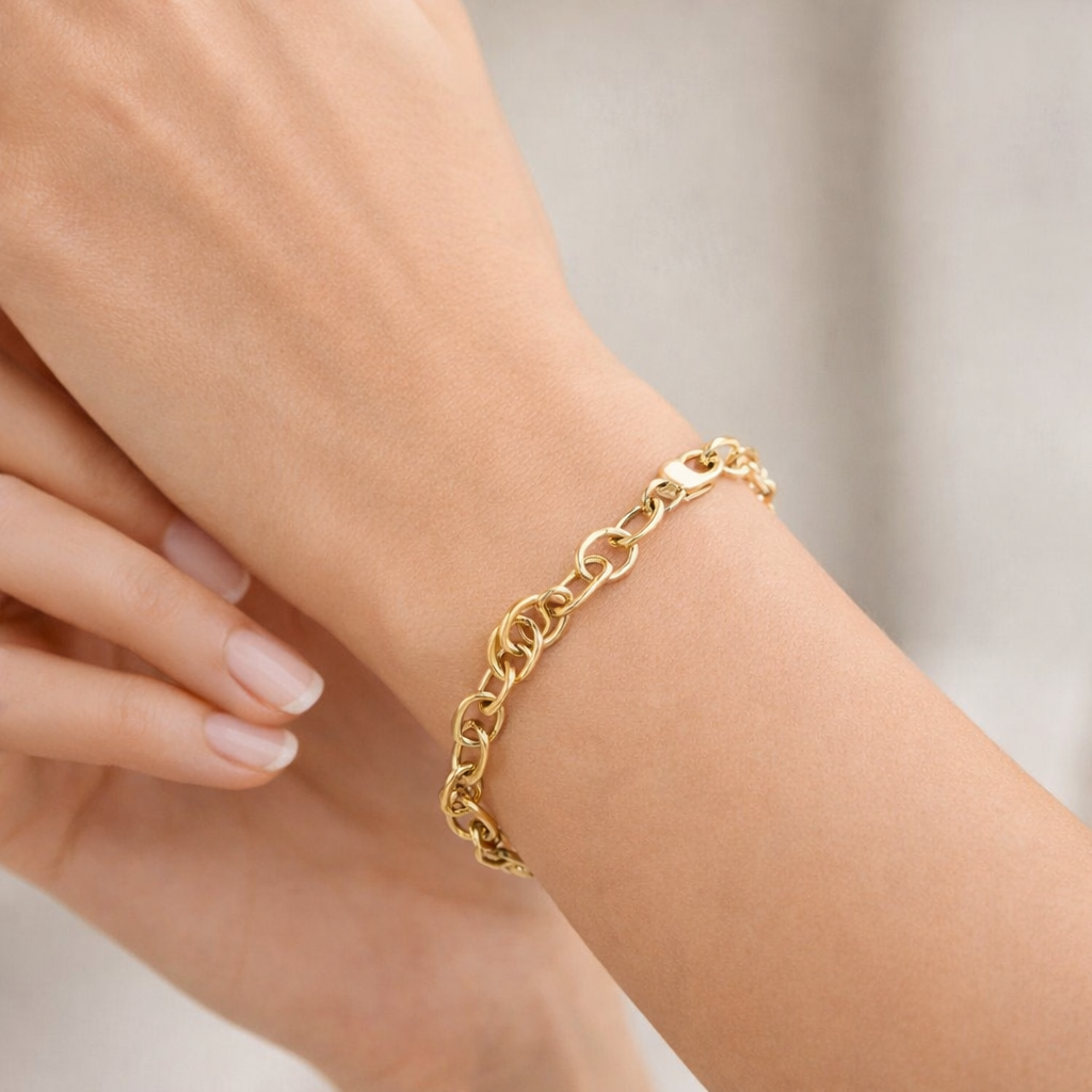 Bracciale in oro giallo 18kt (750) - 3.02gr - Oreficeria