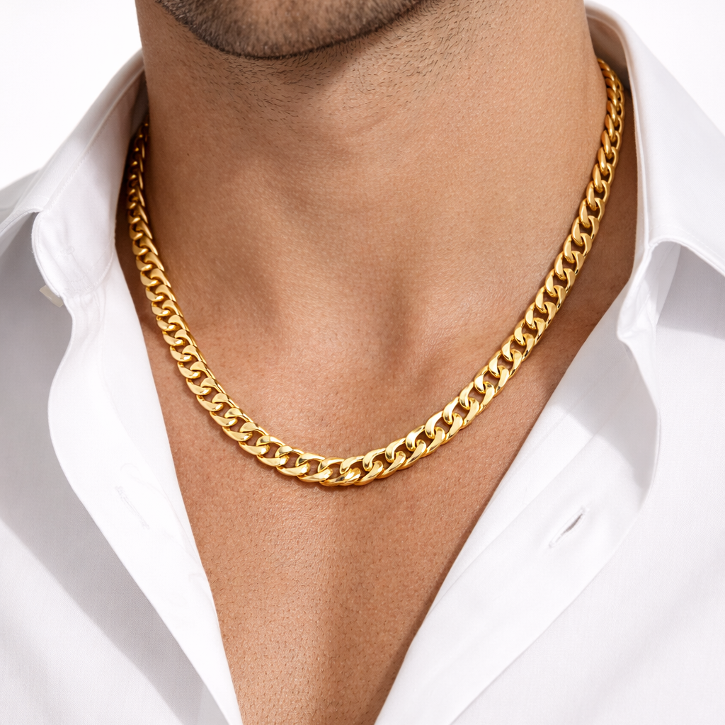 Collier groumette in oro giallo 18kt (750) - 26.82gr - oreficeria