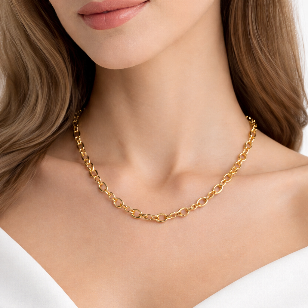 Collana catena in oro giallo 18kt (750) - 5.78 gr - Oreficeria