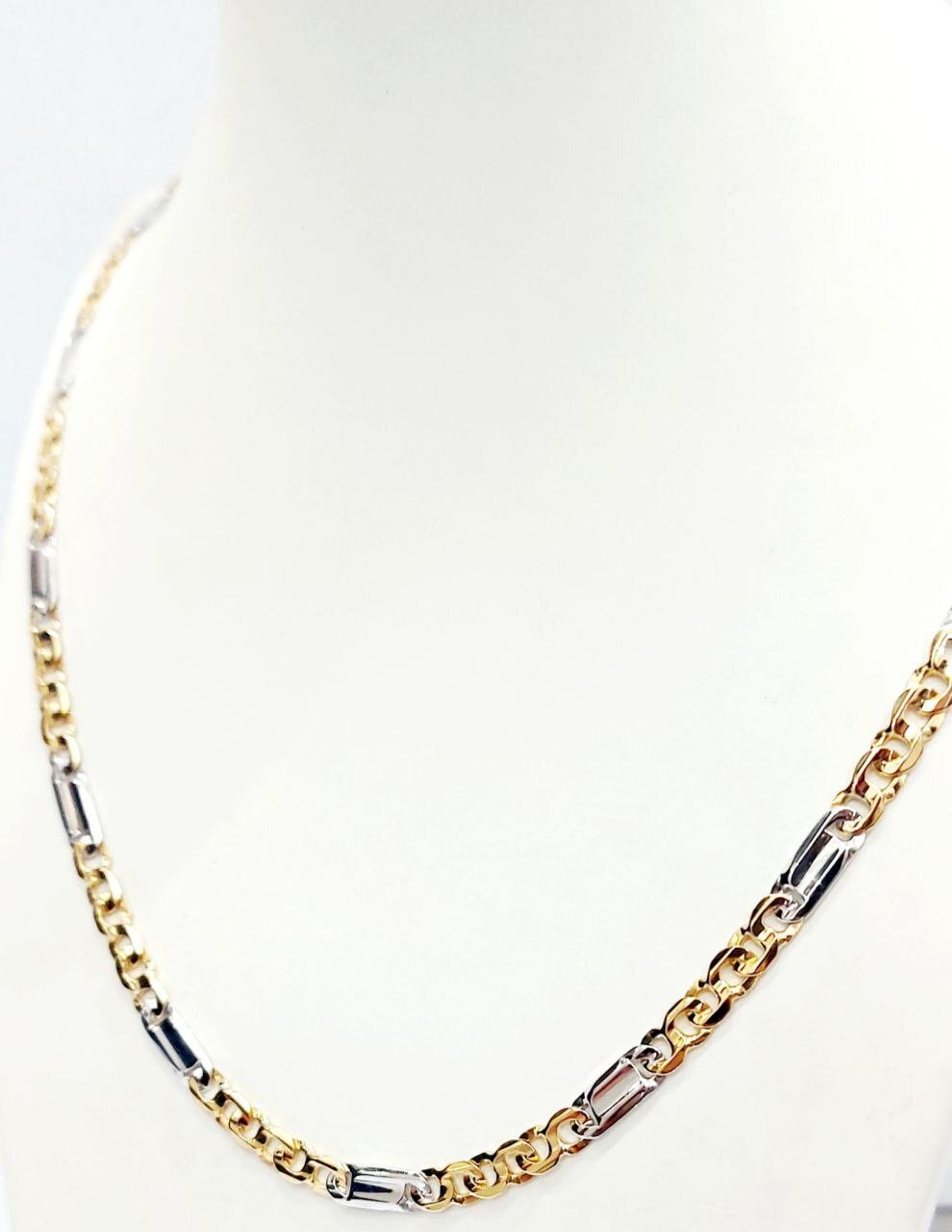 Collier maglia piena in oro 18kt - Oreficeria