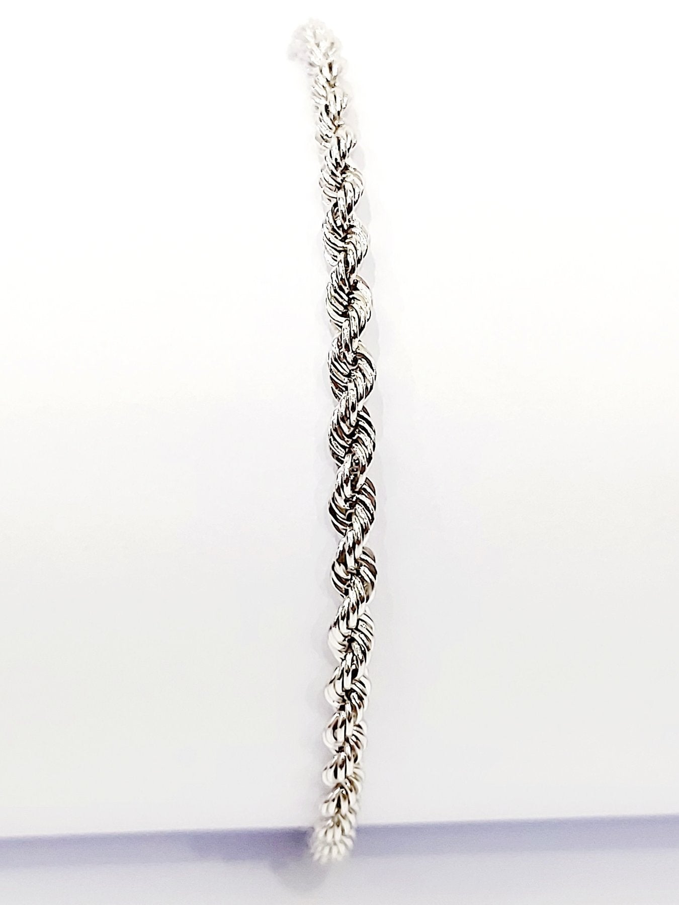 Bracciale funetta in Oro Bianco 18 kt (750) - Oreficeria