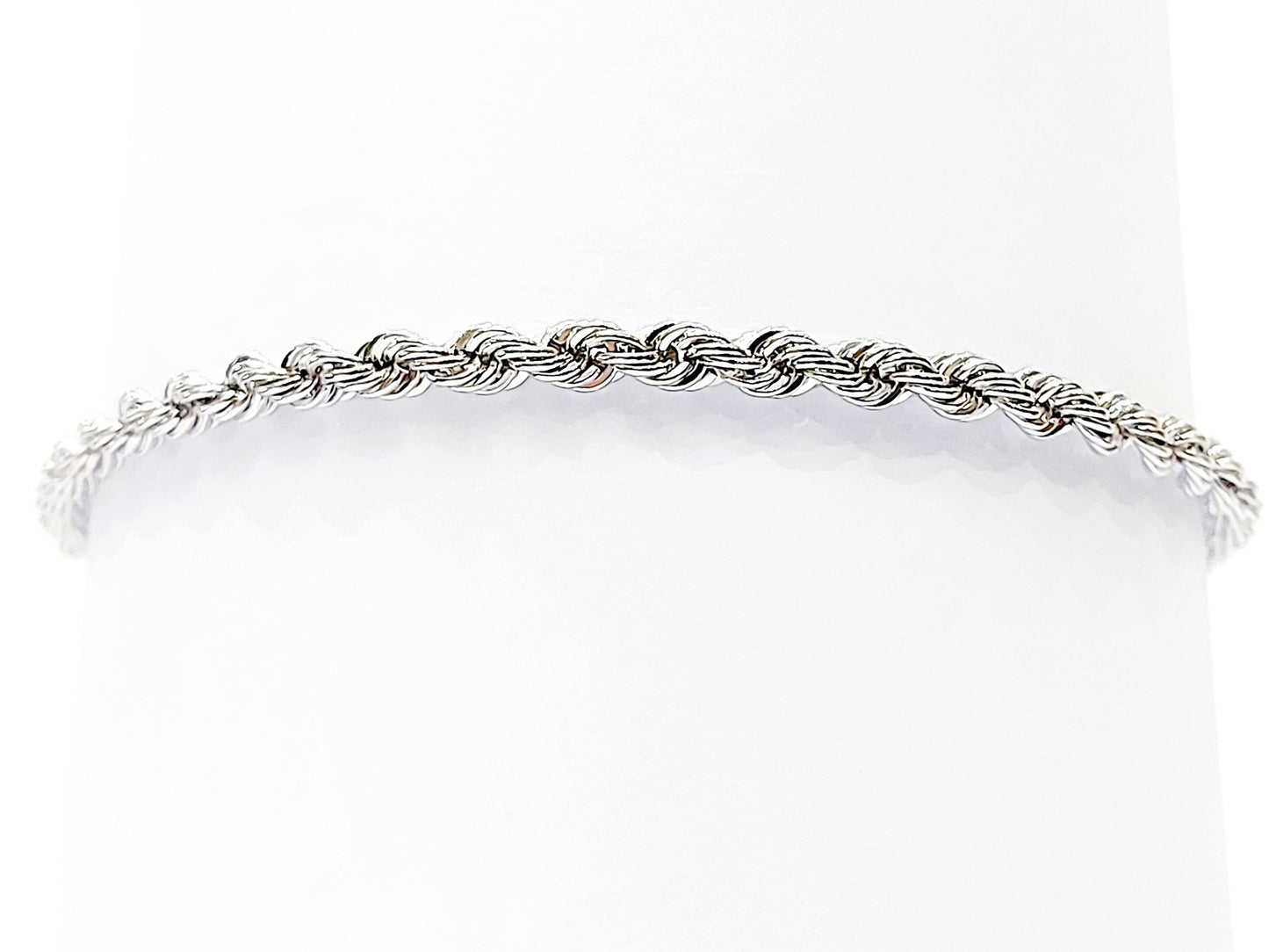 Bracciale funetta in Oro Bianco 18 kt (750) - Oreficeria