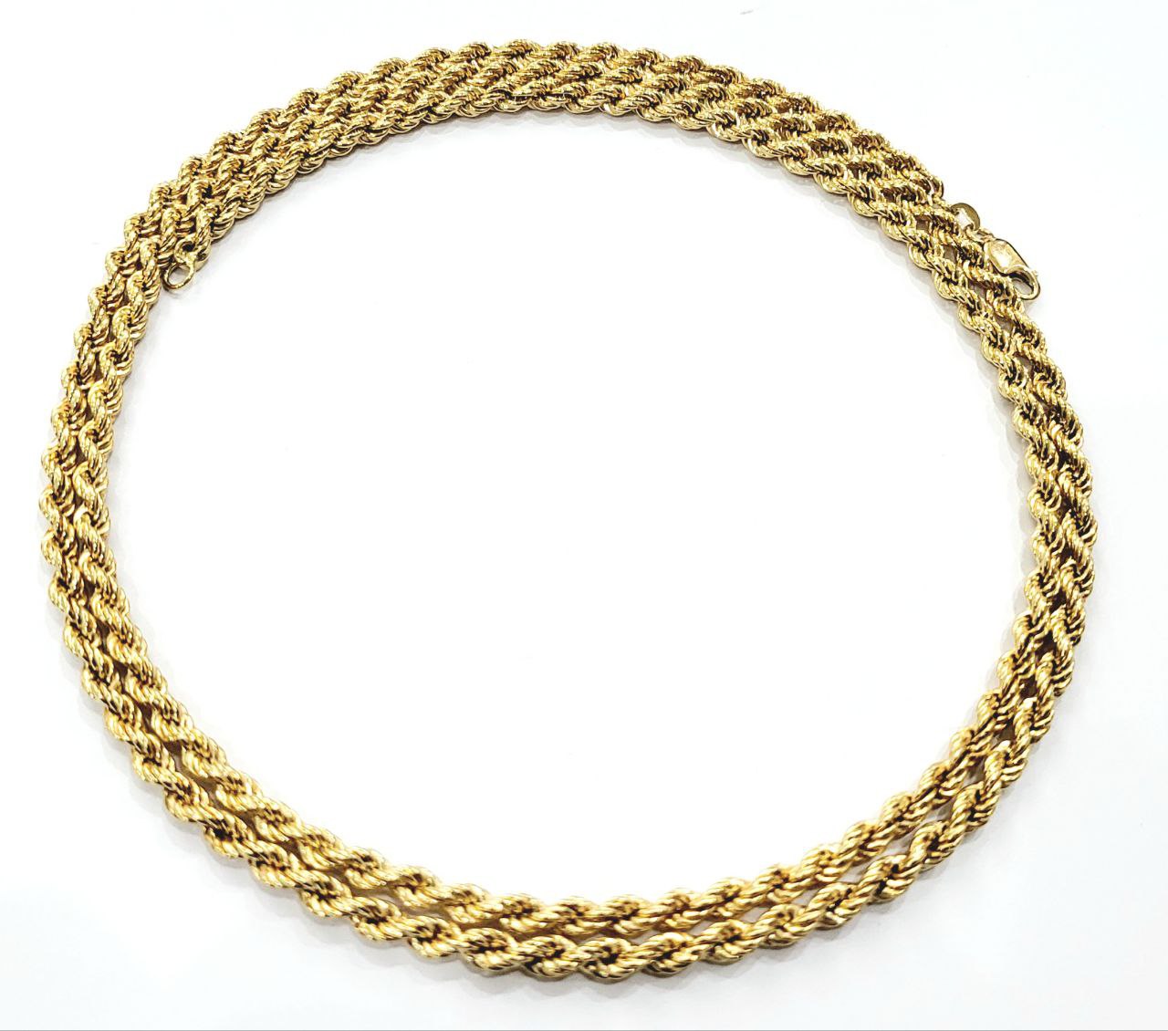 Collana lunga fune nodo Oro Giallo 18 Kt (750) - Oreficeria