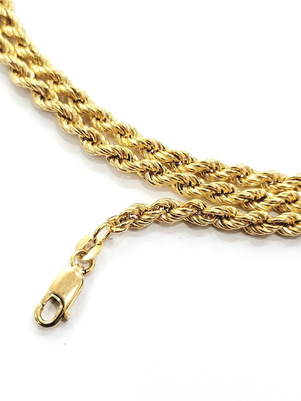 Collana lunga fune nodo Oro Giallo 18 Kt (750) - Oreficeria