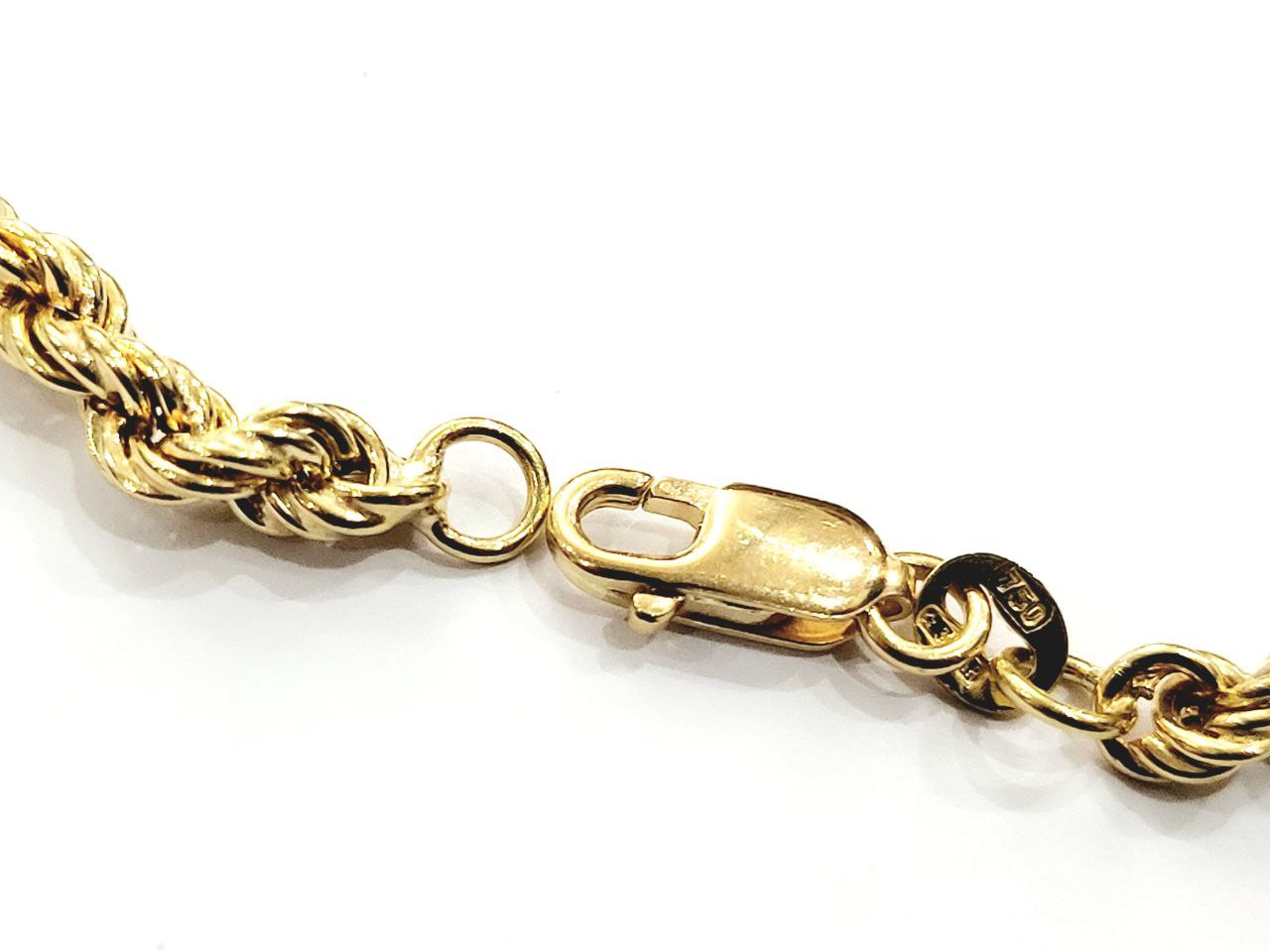 Collana lunga fune nodo Oro Giallo 18 Kt (750) - Oreficeria