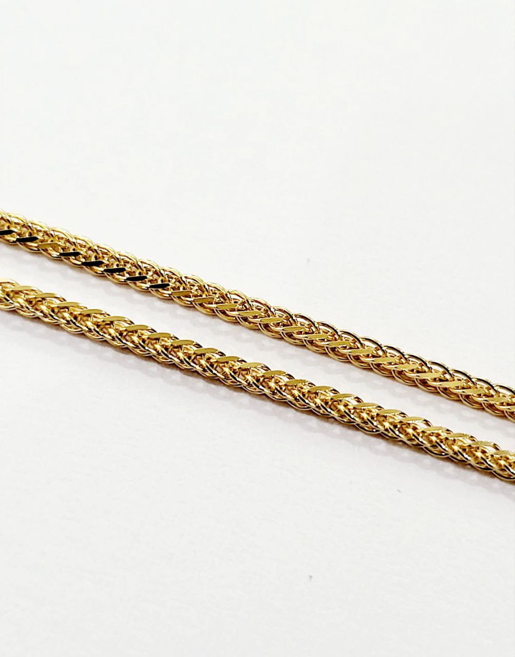 Collana e pendente molecola DNA in Oro Giallo 18 kt (750) - Oreficeria