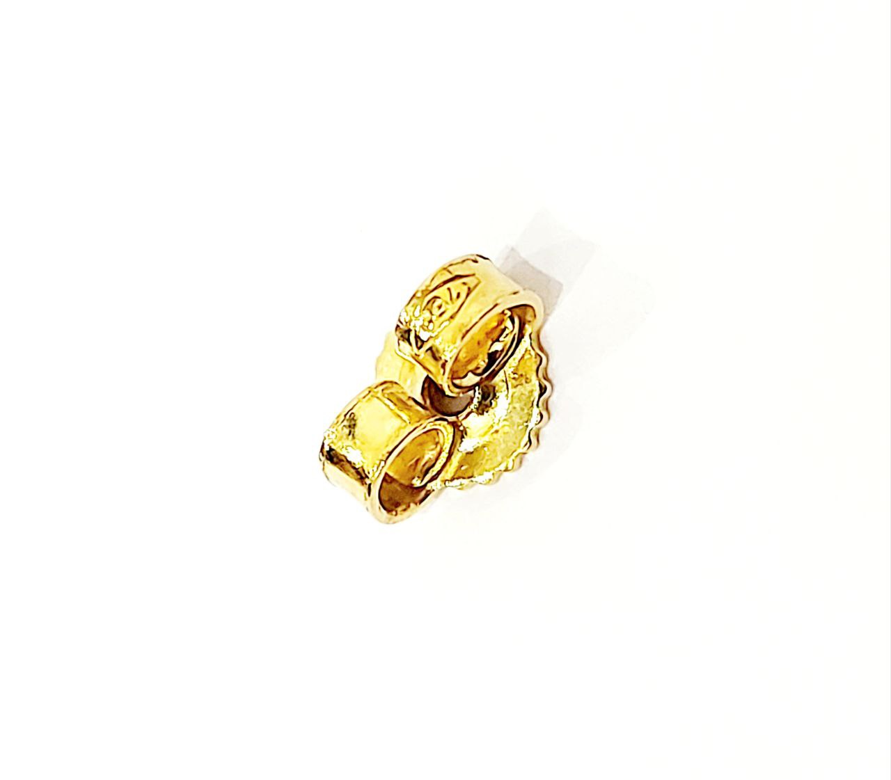 Orecchini punto luce a filo con Diamanti 0,10 ct in Oro Giallo 18 kt (750)