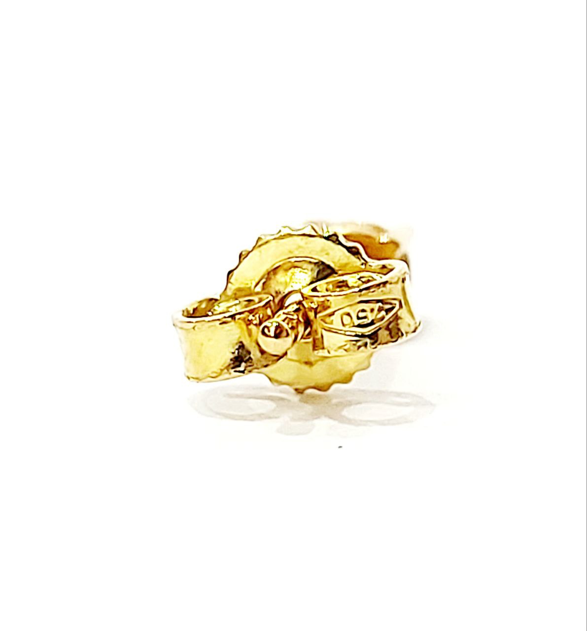 Orecchini punto luce a filo con Diamanti 0,20 ct in Oro Giallo 18 kt (750)