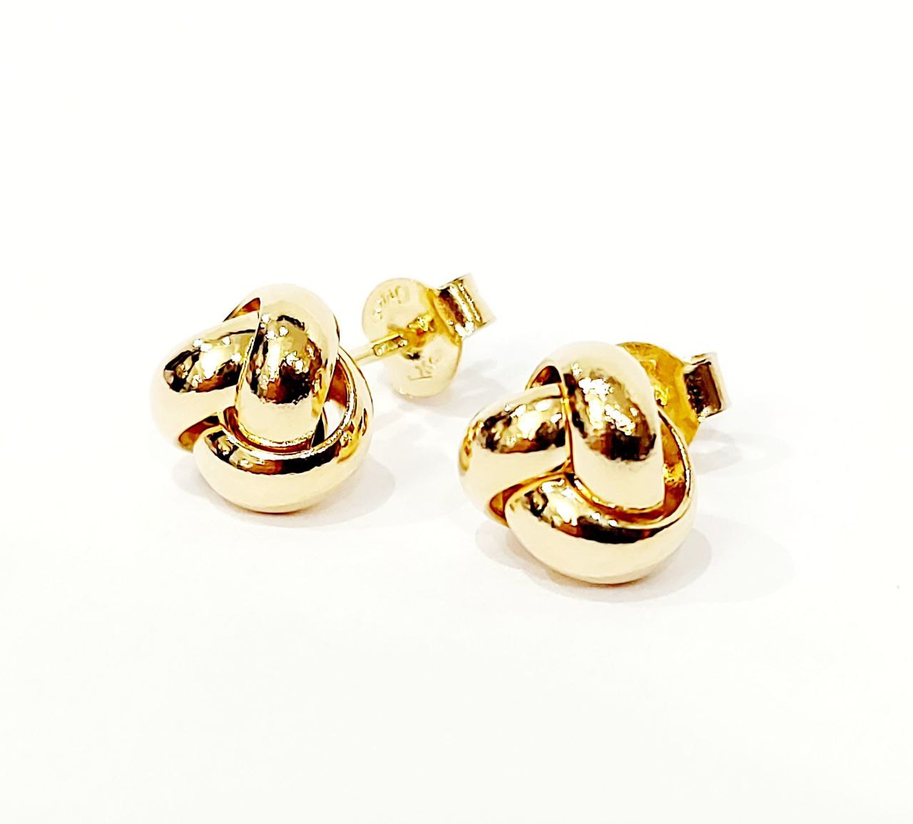 Orecchini a nodo in Oro Giallo 18 kt (750) - Oreficeria