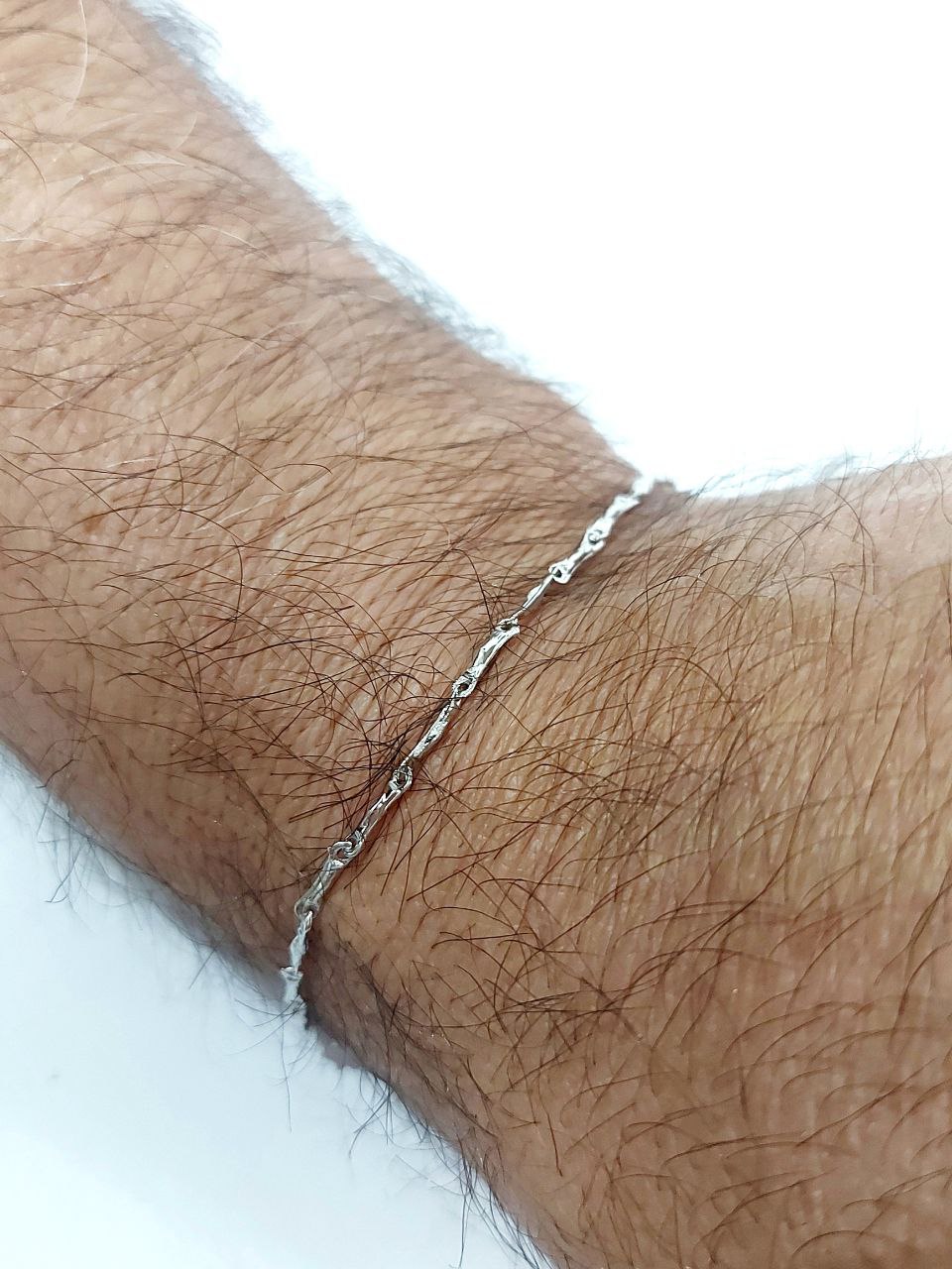 Bracciale maglia bamboo oro 18 kt - Oreficeria