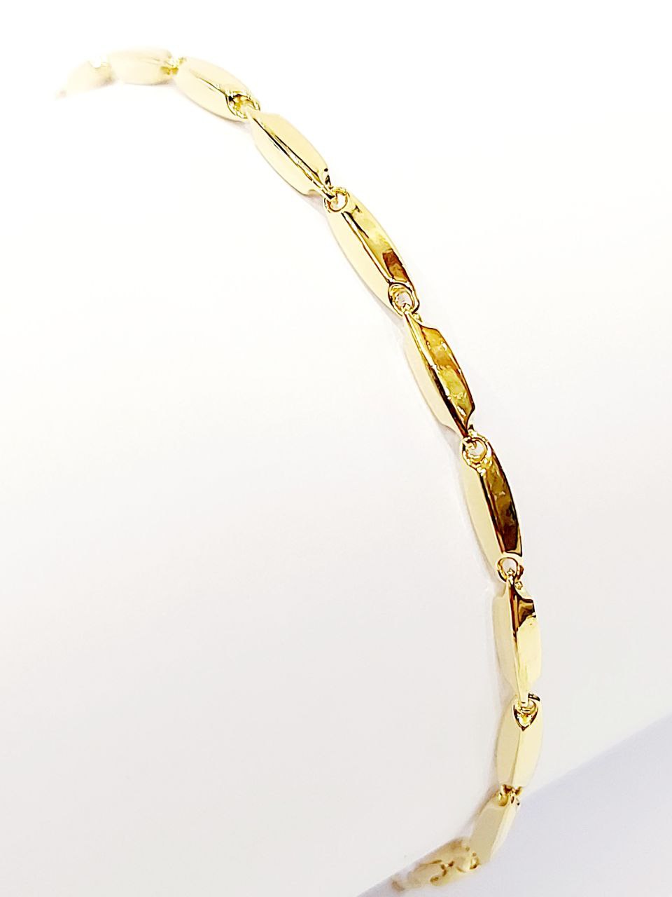 Bracciale Oro Giallo 18 kt (750) maglia bamboo - Oreficeria