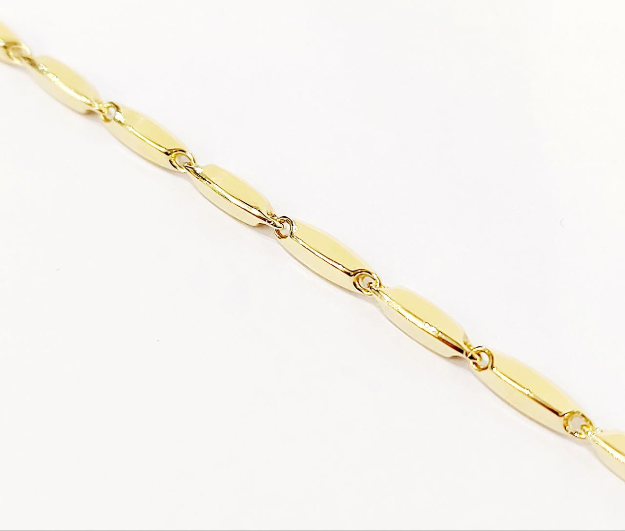 Bracciale Oro Giallo 18 kt (750) maglia bamboo - Oreficeria