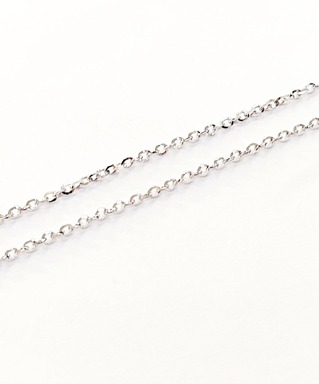 Collana pendente Croce Oro Bianco 18kt-750 Diamanti bianchi ct 0,28 Diamanti Neri ct 0,32