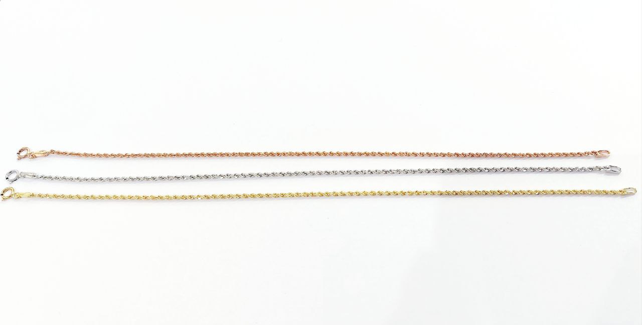 Bracciale funetta in Oro 18 kt - Oreficeria