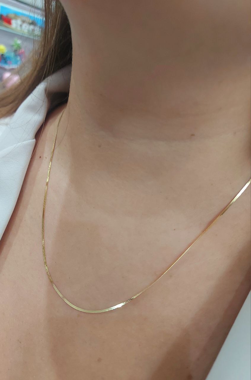 Collier modello piattina in Oro Giallo 18kt (750) - Oreficeria