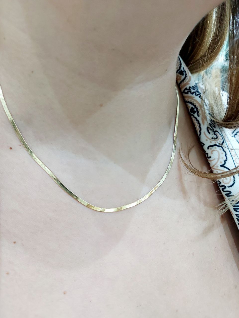 Collier modello piattina in Oro Giallo 18kt (750) - Oreficeria