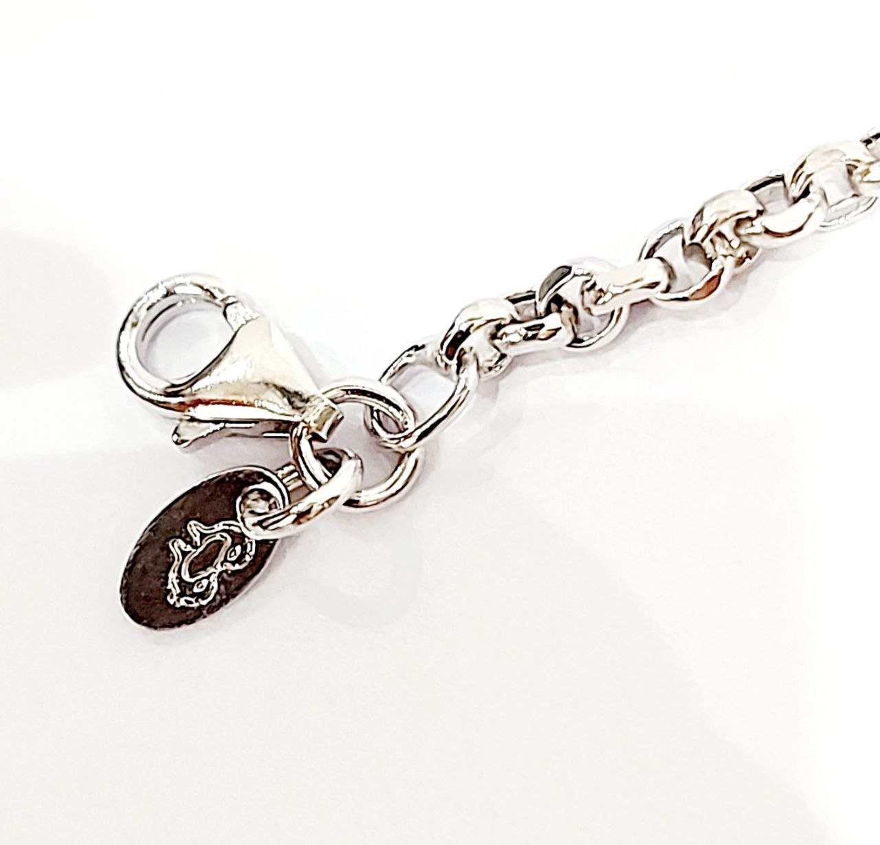 Collana con pendente Uomo Rosa Dei Venti Oro 18kt-750 Zaffriro blu Spinelli Naturali Sfaccettati