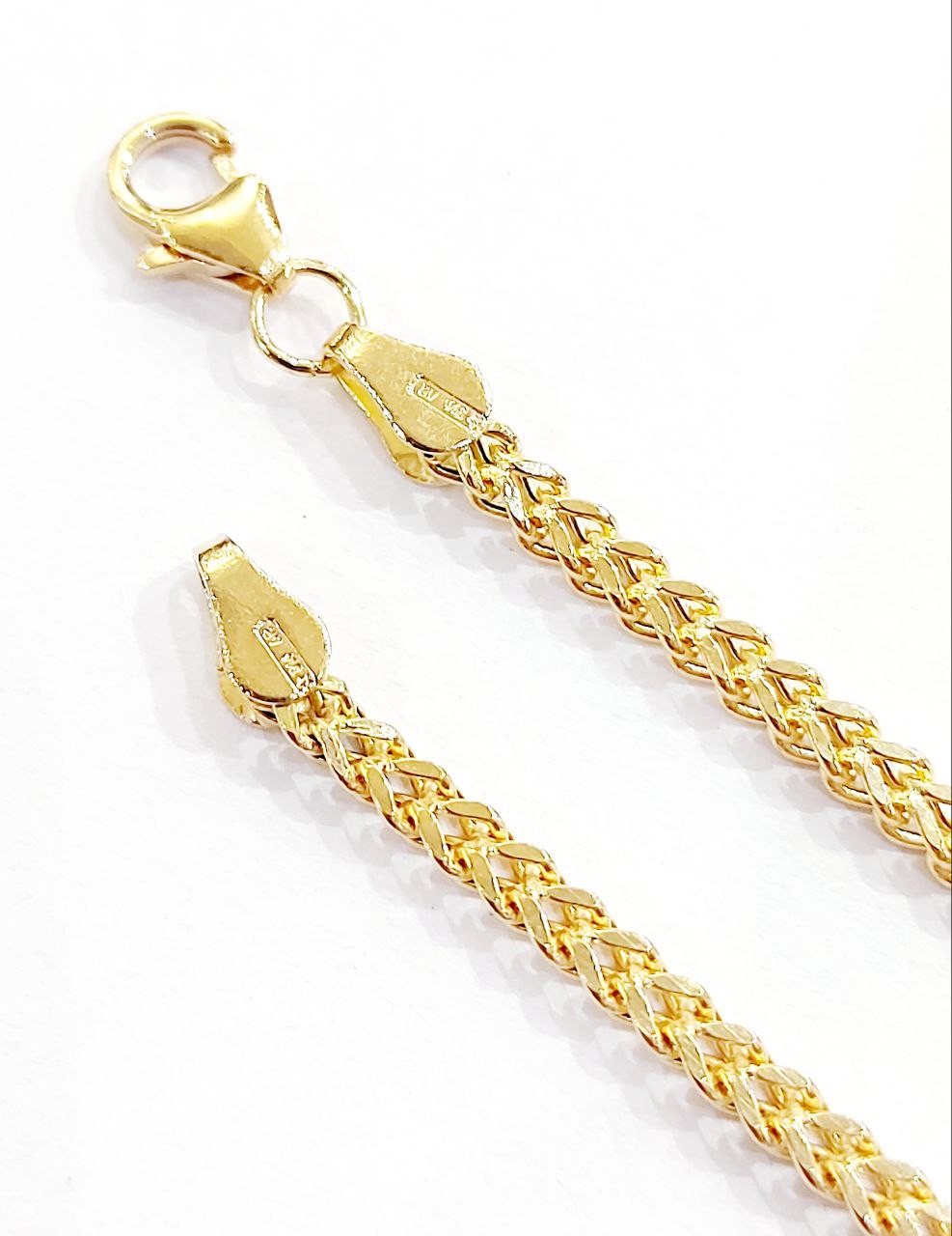 Collana collier modello spiga Unisex Oro Giallo 18 kt (750) - Oreficeria
