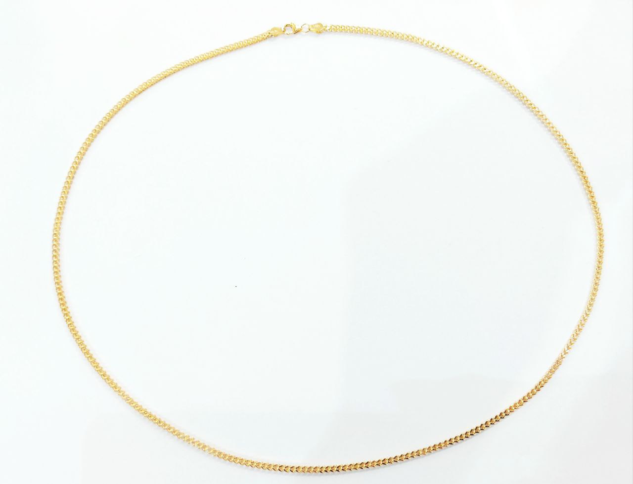 Collana collier modello spiga Unisex Oro Giallo 18 kt (750) - Oreficeria