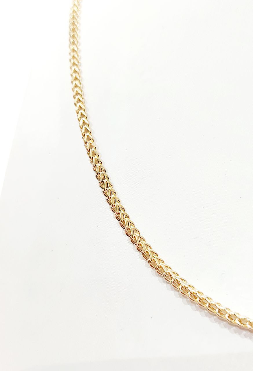Collana collier modello spiga Unisex Oro Giallo 18 kt (750) - Oreficeria
