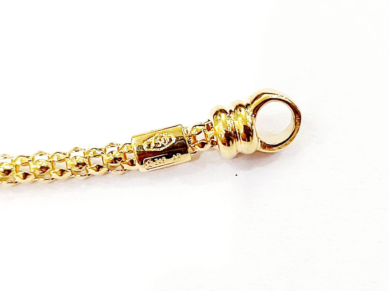 Bracciale Donna 3 fili maglia coreana in Oro Tricolore 18kt (750) - 12gr - Oreficeria