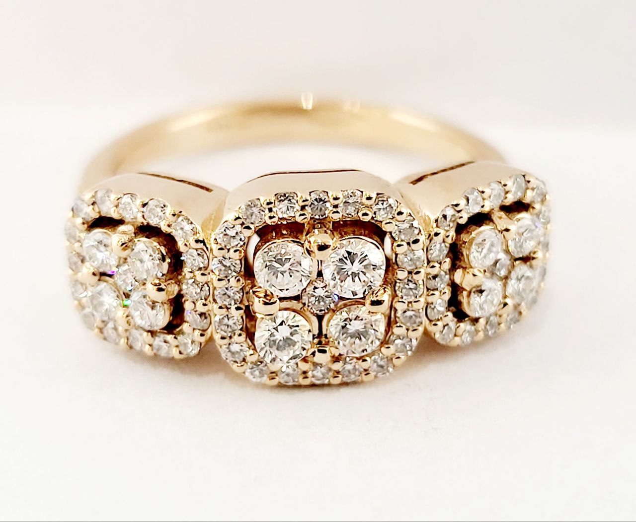 Anello Donna trilogy modello magic Oro Rosa 18kt-750 Diamanti ct 0,85