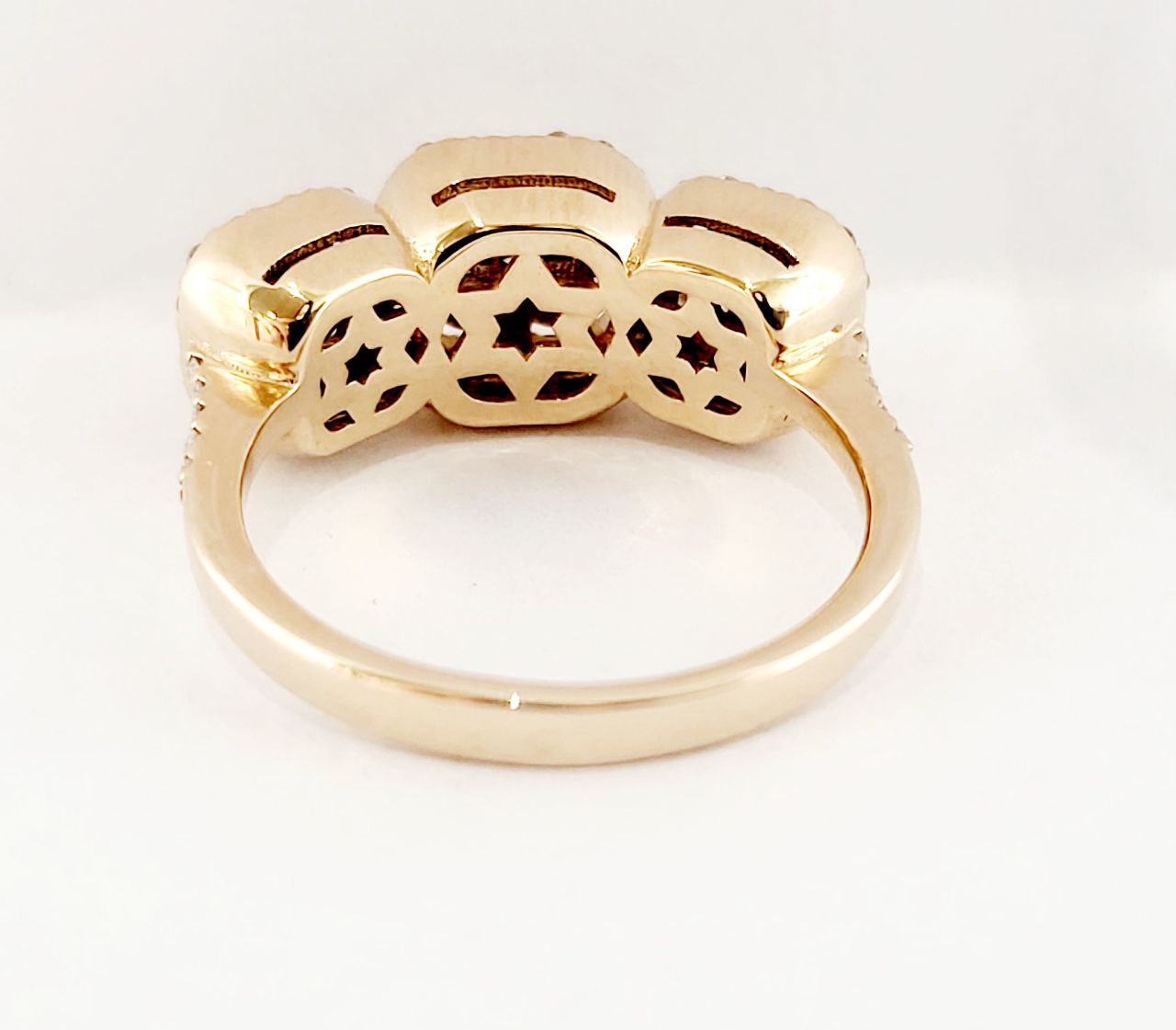 Anello Donna trilogy modello magic Oro Rosa 18kt-750 Diamanti ct 0,85