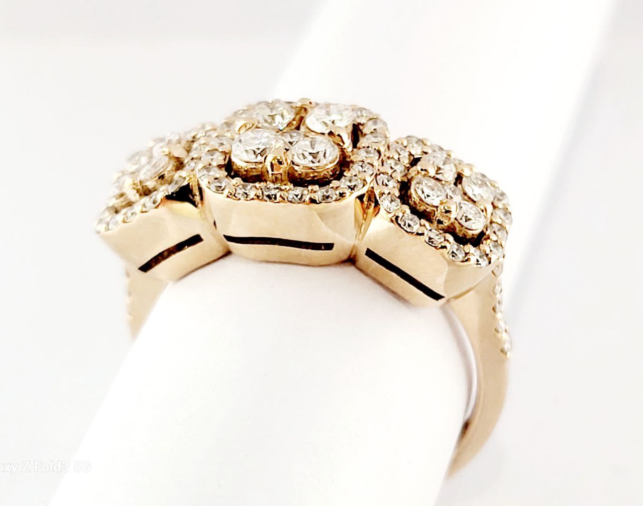 Anello Donna trilogy modello magic Oro Rosa 18kt-750 Diamanti ct 0,85