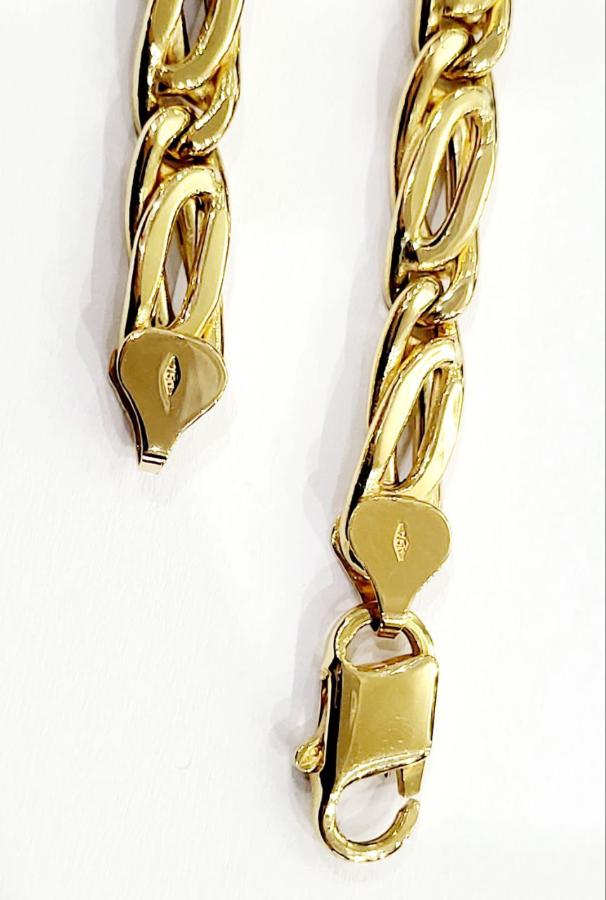 Collier maglia piena in Oro 18 Kt - Oreficeria