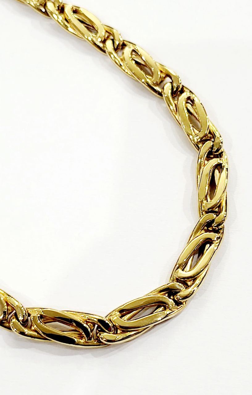 Collier maglia piena in Oro 18 Kt - Oreficeria
