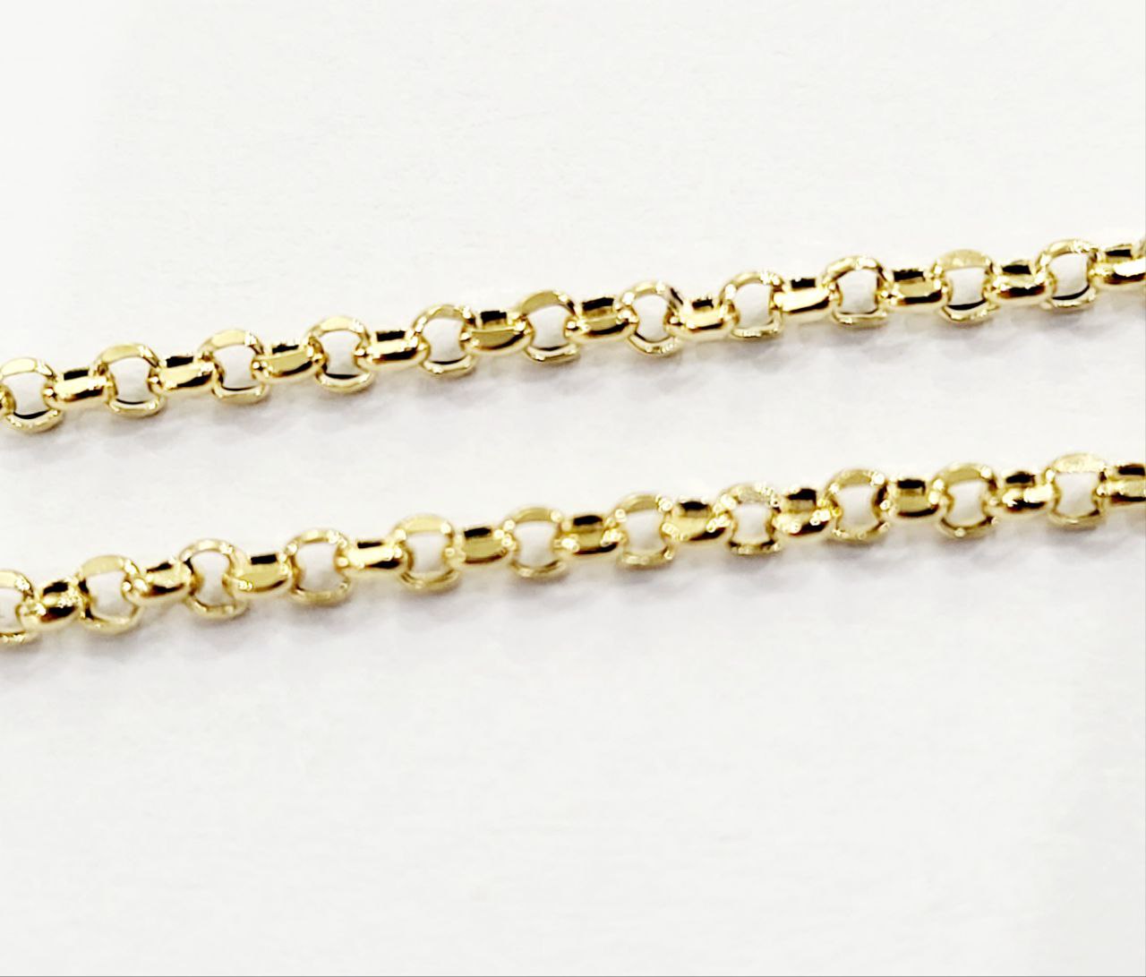 Collana rollo' con pendente Croce in pave' in Oro Giallo con Diamanti 0,40 ct 18 kt-750