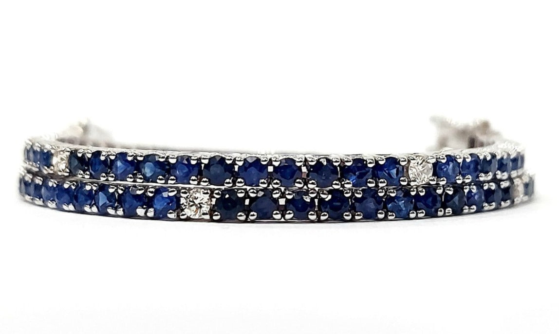 BRACCIALE TENNIS IN ARGENTO CON ZIRCONI BLU 1,75 - JIMMY O' GIOIELLI - Jimmy O' Gioielli BRACCIALE TENNIS IN ARGENTO CON ZIRCONI BLU 1,75 - JIMMY O' GIOIELLI - Jimmy O' Gioielli