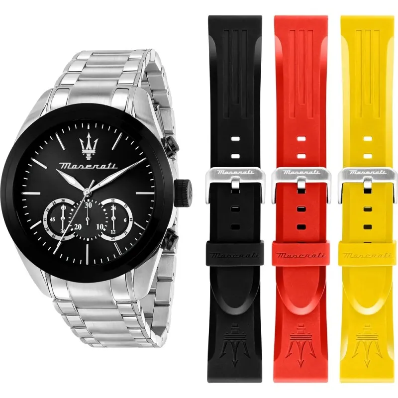 Orologio Maserati Set cinturini in silicone intercambiabili Traguardo Special Edition - R8873612062