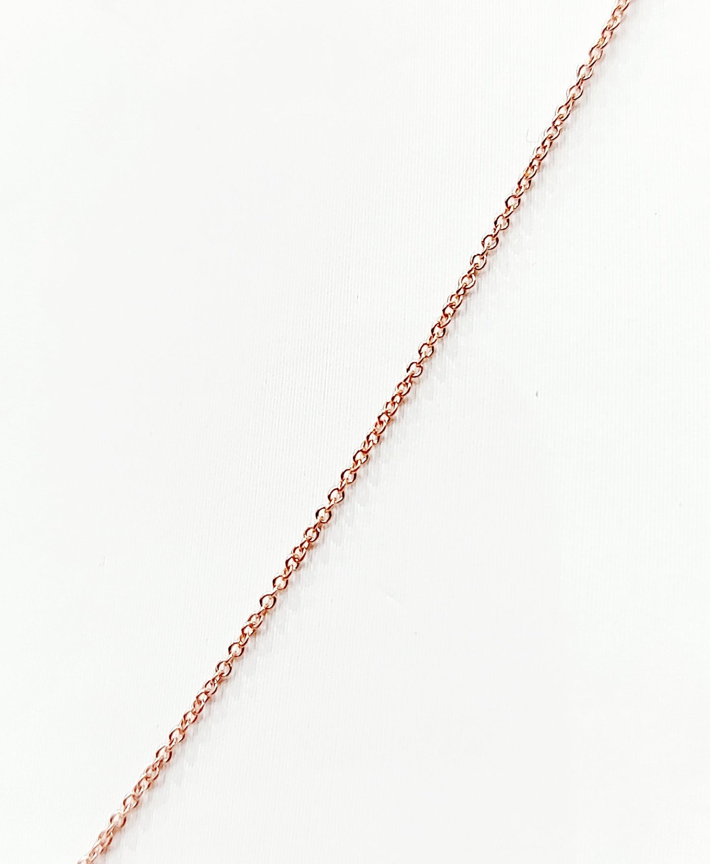 Collana e pendente Quarzo citrino Carrè 0,52 ct in Oro Rosa con Diamante 0,20 ct 18 kt (750)