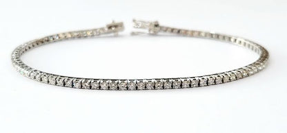 Bracciale Tennis Crieri Poesia in Oro Bianco con Diamanti 2,30 ct 18 kt (750)