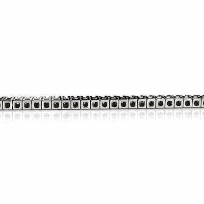 Bracciale tennis con diamanti bianchi ct 1.25 - 21 cm - in oro bianco 18kt (750)
