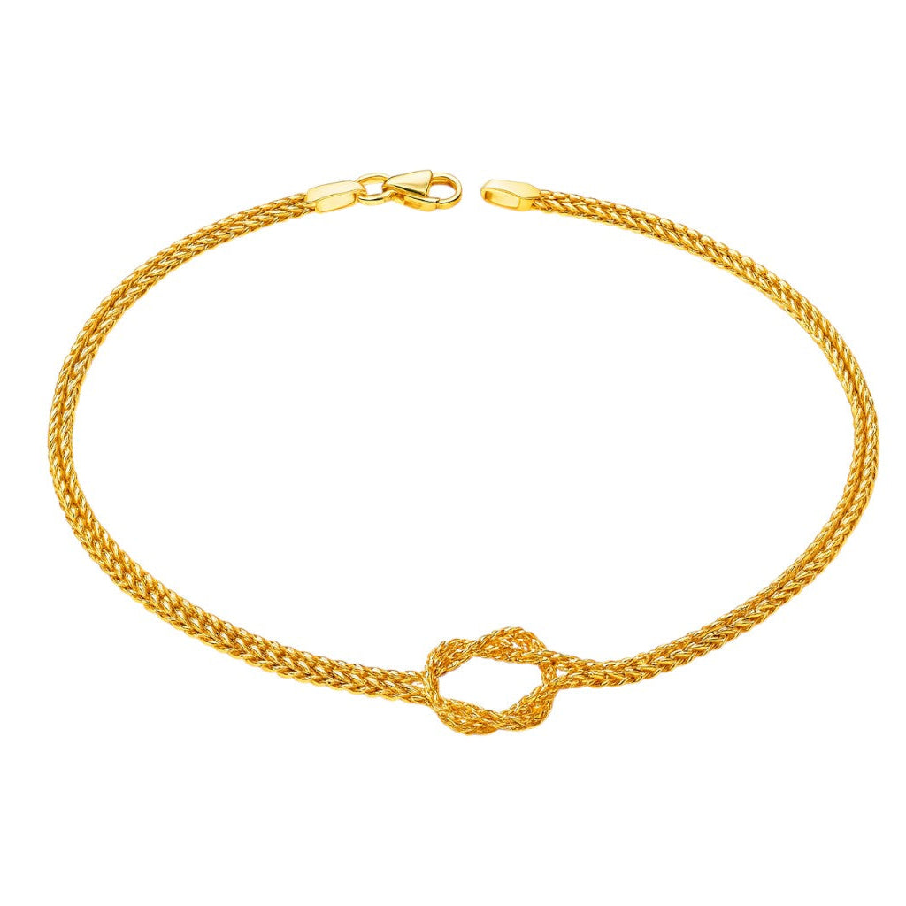Bracciale a nodo in oro 18kt - 2.73gr - Oreficeria