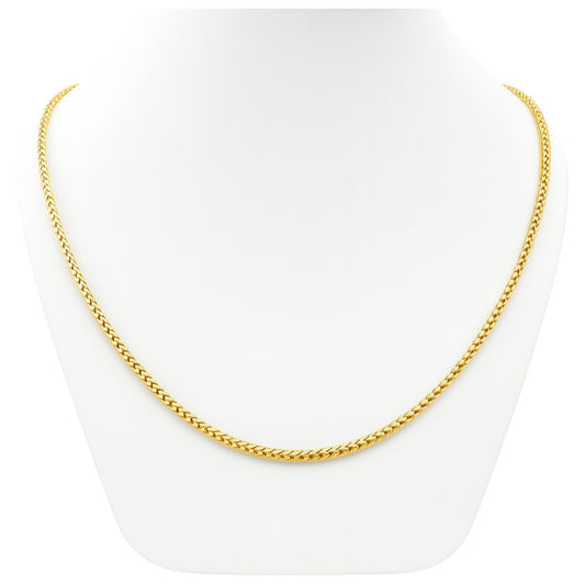 Collier spiga in oro giallo 18 kt - 8.10gr - Oreficeria