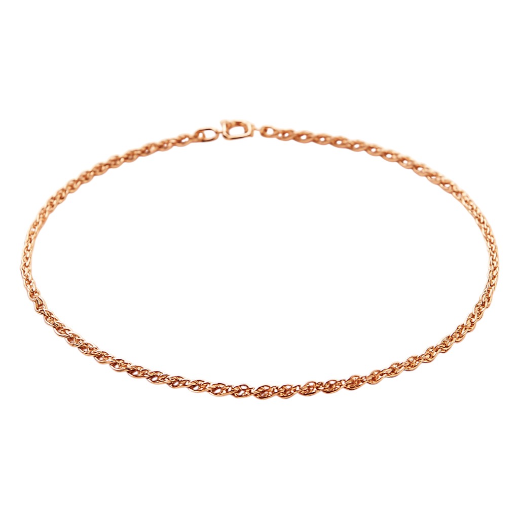 Bracciale funetta in Oro rosa 18kt - 0.90gr - 20cm - Oreficeria