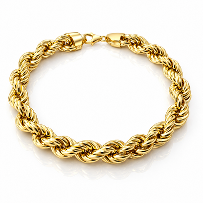 Bracciale funetta in oro giallo 18kt (750) - 10.79 gr - oreficeria