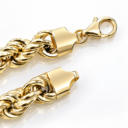 Bracciale funetta in oro giallo 18kt (750) - 10.79 gr - oreficeria
