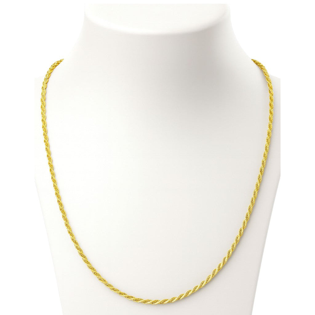 Collana funetta in Oro giallo 18kt - 3.45gr - Oreficeria