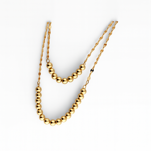 Collana in Oro giallo 18kt - 1.13 gr - Oreficeria